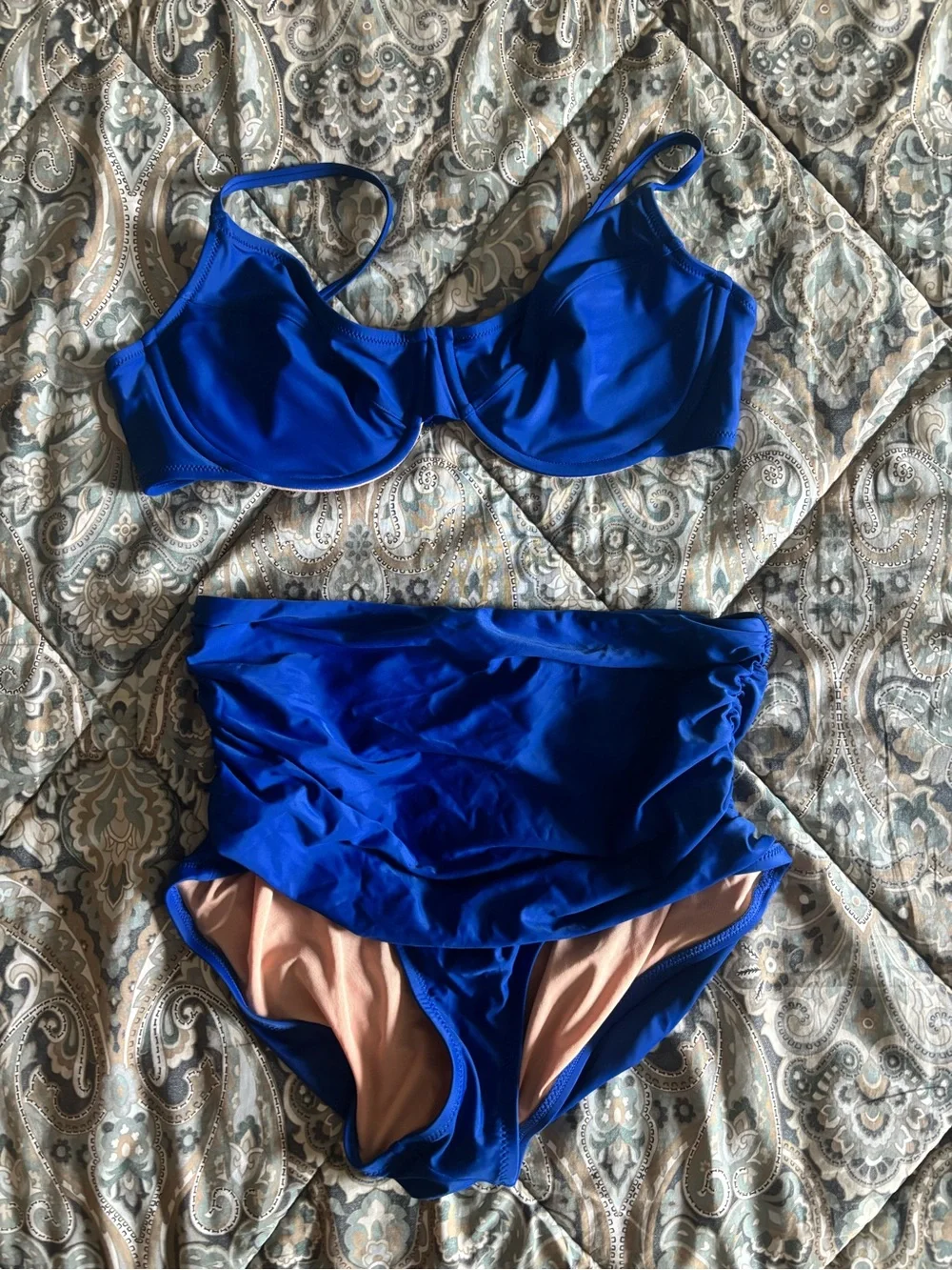 Jcrew royal blue bikini